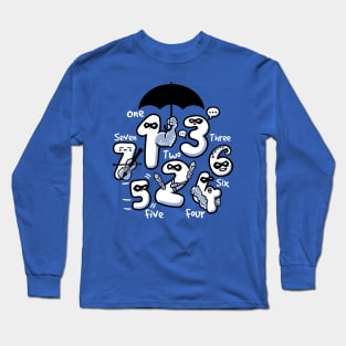 Umbrella numbers Long Sleeve T-Shirt